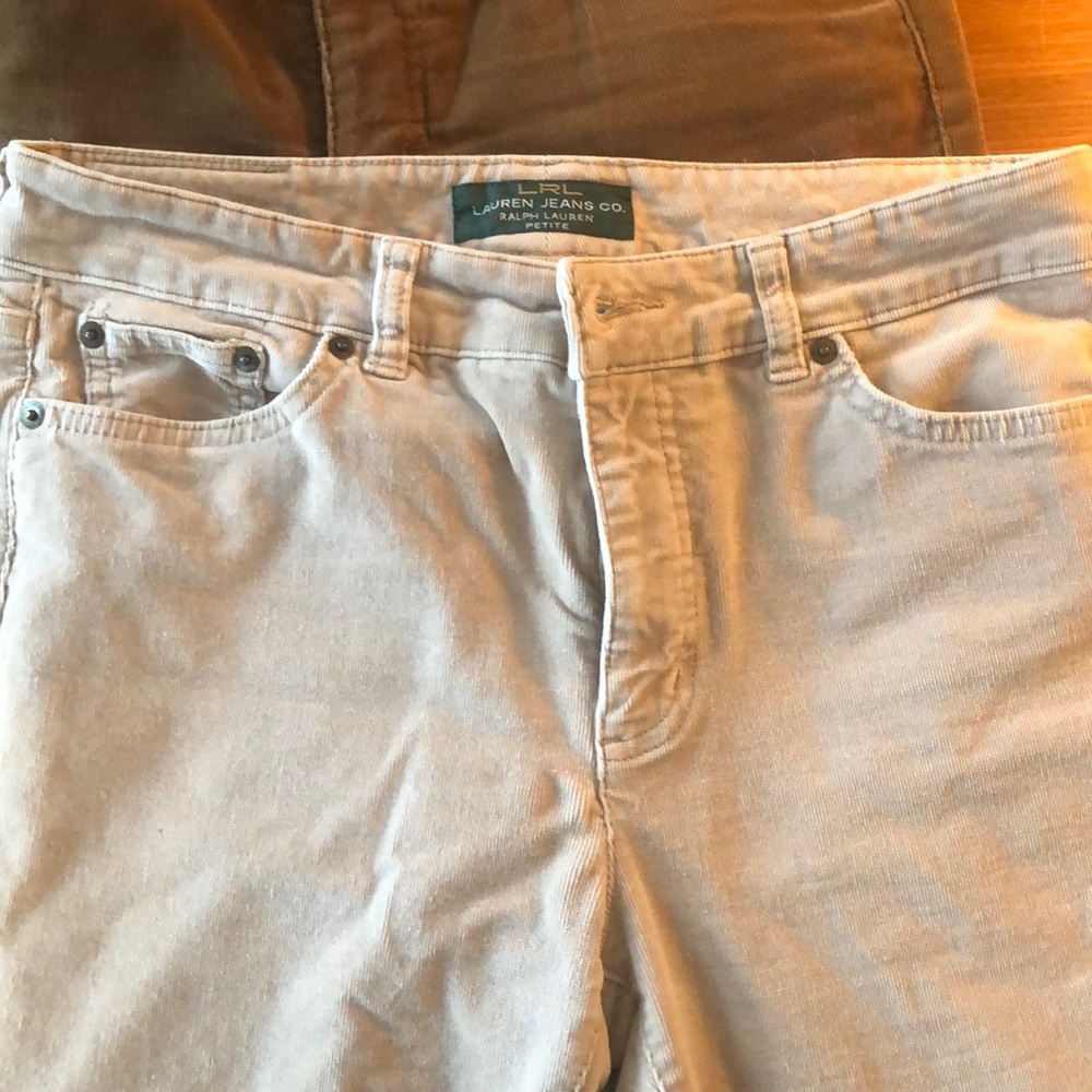 Lauren Ralph Lauren Petite; Corduroy Pants, 6P